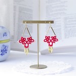レースピアス【アルメリア・ロッホ】【フラメンコシリーズ】