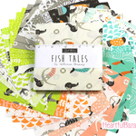 USAコットン moda charmpack 42枚セット FISH TALES 生地 布 海