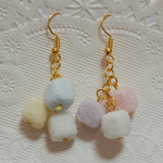 再販)じゃらじゃら♪パステルカラーの角砂糖／ピアス