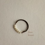 *Handmade*　simpleパールリング kotubu★　送料無料