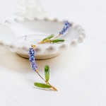 再発②＊夏の贈り物・lavender＊ピアス・イヤリング・アレルギー対応