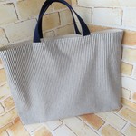 再販66＊まちつき　大きめレッスンバッグ＊ネイビー