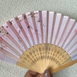 はんなりキラキラミニ扇子[送料込み]