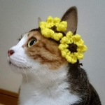 送料無料＊3way花冠 ひまわり