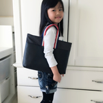学校用品ーすぐ発送ー再再再販本格合皮素材入学用手提げバッグ