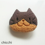 クッキーブローチ・ねこさんB
