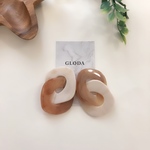 アクリルピアス アクリルチェーン 大ぶり
