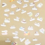 白文鳥ちゅんすけのフレークシール