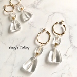 clear beads pierce