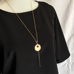 Swirl longnecklace～gold～