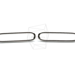 ERG-406-R【2個入り】ロングループピアス/Long Loop Earring Post