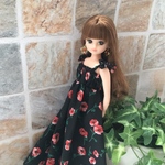 リカちゃん 夏ワンピ ブラック