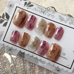 再販♡チビ爪×ニュアンスネイルチップ