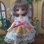 【オビツ11用ワンピース】リトルフラワー