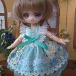 【オビツ11用ワンピース】リトルフラワー