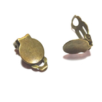 再入荷＊台座付きイヤリング１０Ｐ（金古美）＠５７０６０