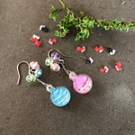 軽♡アクリルヨーヨー ピアス//イヤリング