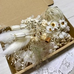 粉雪ホワイト＊ハーバリウム 花材ドライフラワー  花材セット