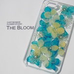 iPhone5/5sケース　　押し花SkyBlue&Yellow