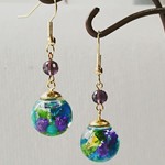 【再販】ハーバリウムピアス ～jasmine～