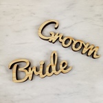 木製 結婚式 受付サイン 【Bride Groom】