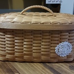【kawaguchikoさまオーダー作品】オーバル収納バスケット(L浅型)