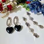 【シンプル】4連シルバーピアス
