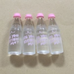 4本セット ミネラルウォーター ミニチュア ドール用 ハンドメイド パーツ