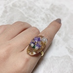 Flower ring(パープル)