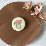 ＼全て一点もの送料無料／ヘイクマちゃん缶バッチ