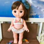 花柄ヒラヒラ水着☆ メルちゃんメルちゃん服 ソランちゃんソランちゃん服  