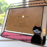 soeur glass　ねこのフォトフレーム＊ハチワレ
