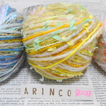 81★引き揃え糸お得セット☆20g×3個★手染め糸★引き揃え★オリジナル★ラッピング糸☆ぽんぽん☆ネオンカラー