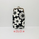 がま口ポーチ＊北欧風花柄