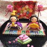 ☆かわいいお雛様 お盆仕立て(受注生産)