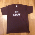 NOT STAFF Tシャツ