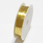 【623】銅製　ワイヤー　ゴールド 0.6mm