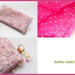 LIBERTY　Emily　エミリー　21P　中布・内ポケット・カードポケット付きポーチ　◆通帳ポーチ・お財布に