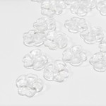 【575】アクリルフラワー 透明 30個 