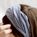 再販　ふんわり　三つ編みヘアバンド