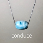 Larimar. 天然石ラリマーネックレス