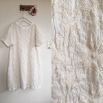 コットンローン刺繍ドルマンスリーブチュニック