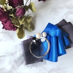 dressy blue  hairslide