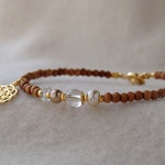 白檀ブレスレット　ホーリーチャーム　シード・オブ・ライフ