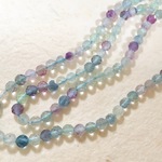 <M様専用＞フルオライト＊4mmカット＊両穴＊1連約40cm