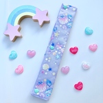 水筒肩紐カバー☆シェル柄パープル