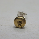 真鍮刻印ピアス【brass】 