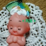 値下げ中※再販2回目(ﾒﾛﾝ)スイーツお祈りキューピー キーホルダー 