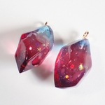 鉱石ピアスor イヤリング🌼 レジン 