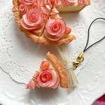薔薇のアップルタルト♡ストラップ